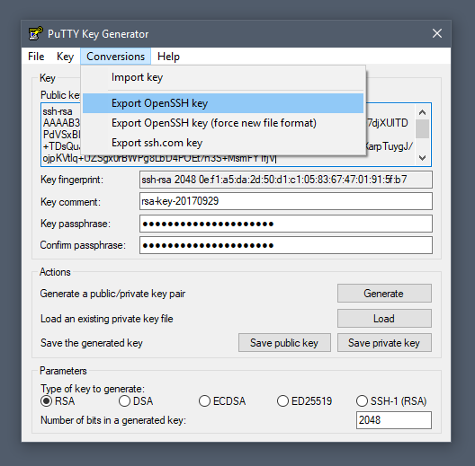 crypto rsa machinekeys windows