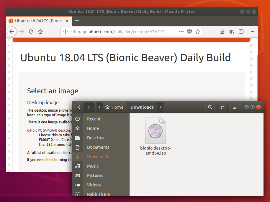 Descarga una ISO de Ubuntu