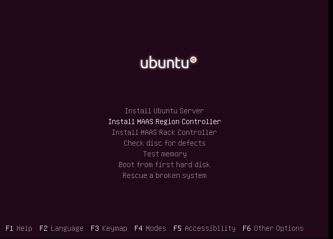 server install menu