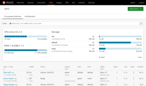 Screenshot of create custom VMs with KVM Micro-clouds