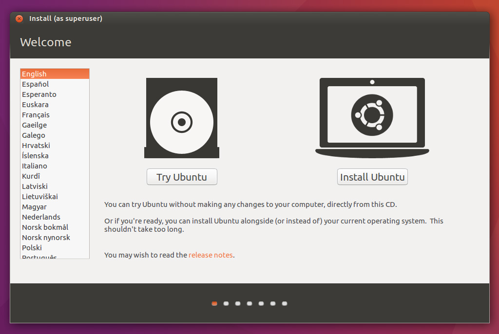 how to install ubuntu