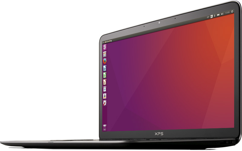 Photo of laptop running Ubuntu